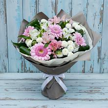 Букет цветов из:  Герберы, Альстромерии и Хризантемы в Бавтугае