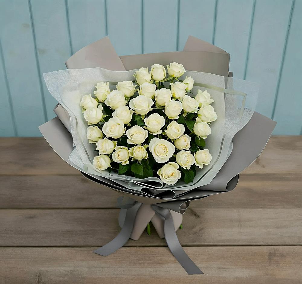 Букет Белоснежная нежность в Бавтугае
