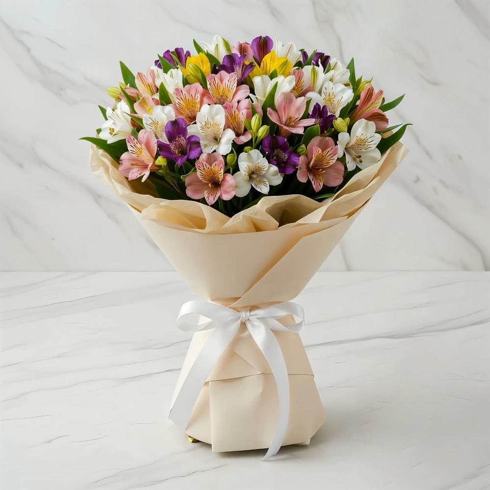 Букет цветов из: Альстромерии в Бавтугае