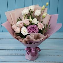 Букет цветов из:  Розы и Лизиантусы в Бавтугае