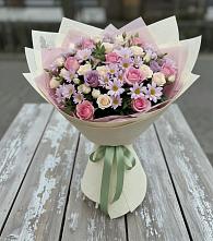 Букет цветов из:  Розы и Хризантемы #REPLACE_PRED# Бавтугае