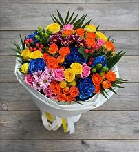 Букет цветов из:  Розы и Хризантемы в Бавтугае