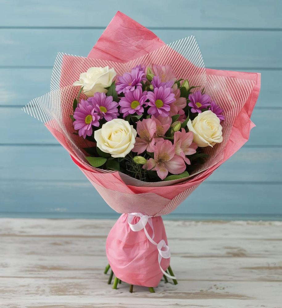 Букет цветов из: Герберы в Бавтугае